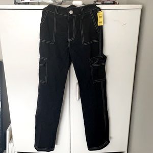 Black and white stiched Tilllys jeans, brand new never worn.